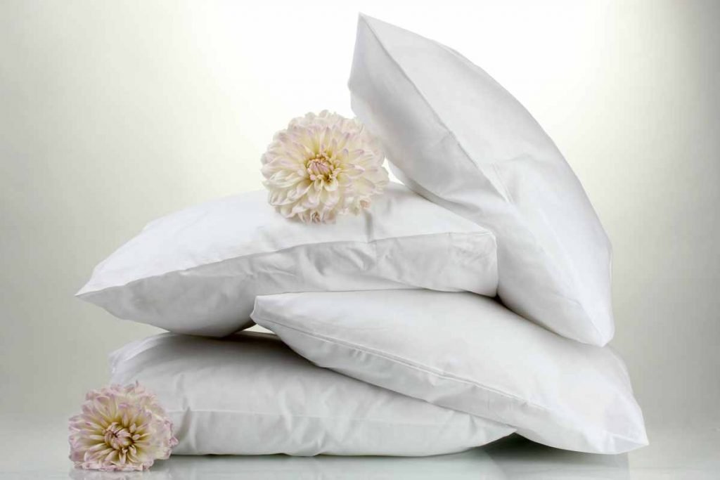 Cushion inserts with flowers