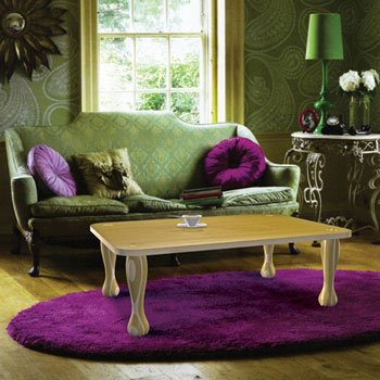 Scatter cushion trends purple and green cushions