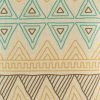 Close up of geometric shapes on cushion cover