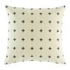 Gorgeous cushion cover with small black cross pattern