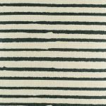 Close up of black stripe pattern on cushion cover