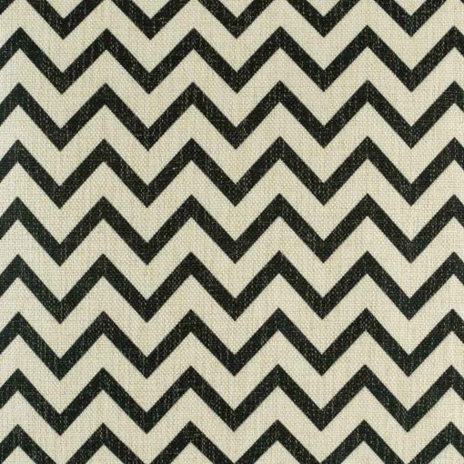 Small black zig zag design on cushion cover