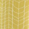 Close up of gold geometric pattern cushion cover