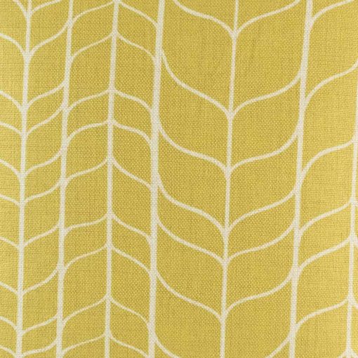 Close up of gold geometric pattern cushion cover