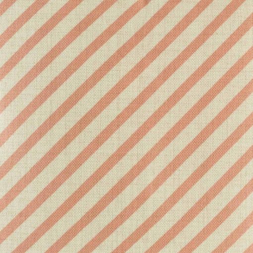 Close up of cushion cover with pink stripe pattern