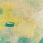 Close up of water colour like swirl on cushion cover