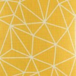 Close up of bright yellow cushion cover