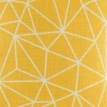 Close up of bright yellow cushion cover