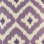 Close up shot of purple cushions cover with geometric shapes
