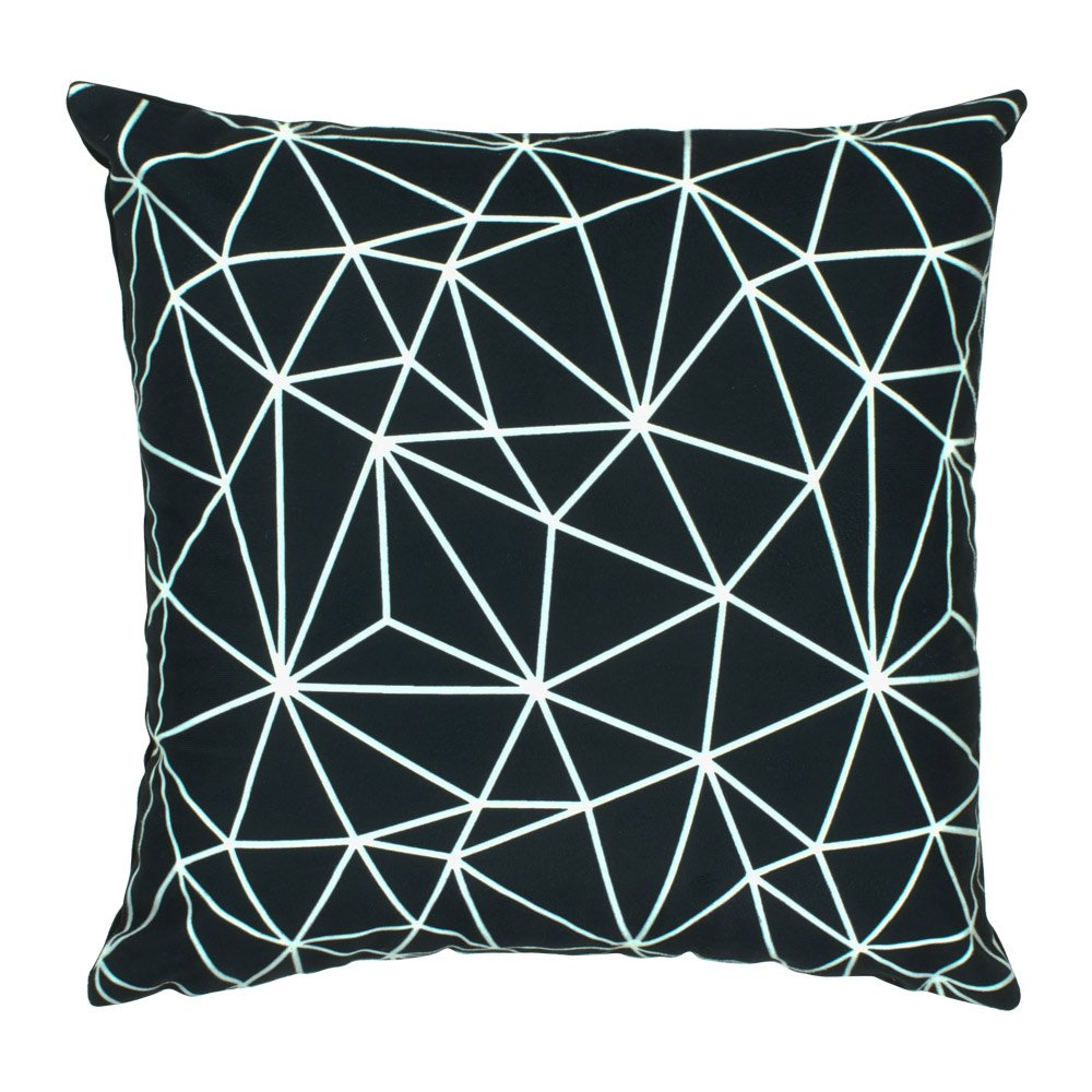 Acton Black And White Cushion Cover - 45cm X 45cm