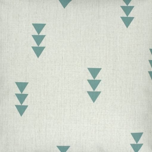 Close up of arrow cotton linen cushion cover