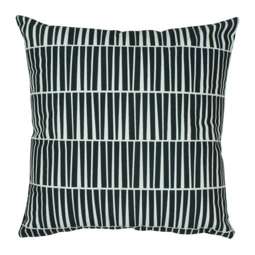 Black and white industrial design velvet cushion cover