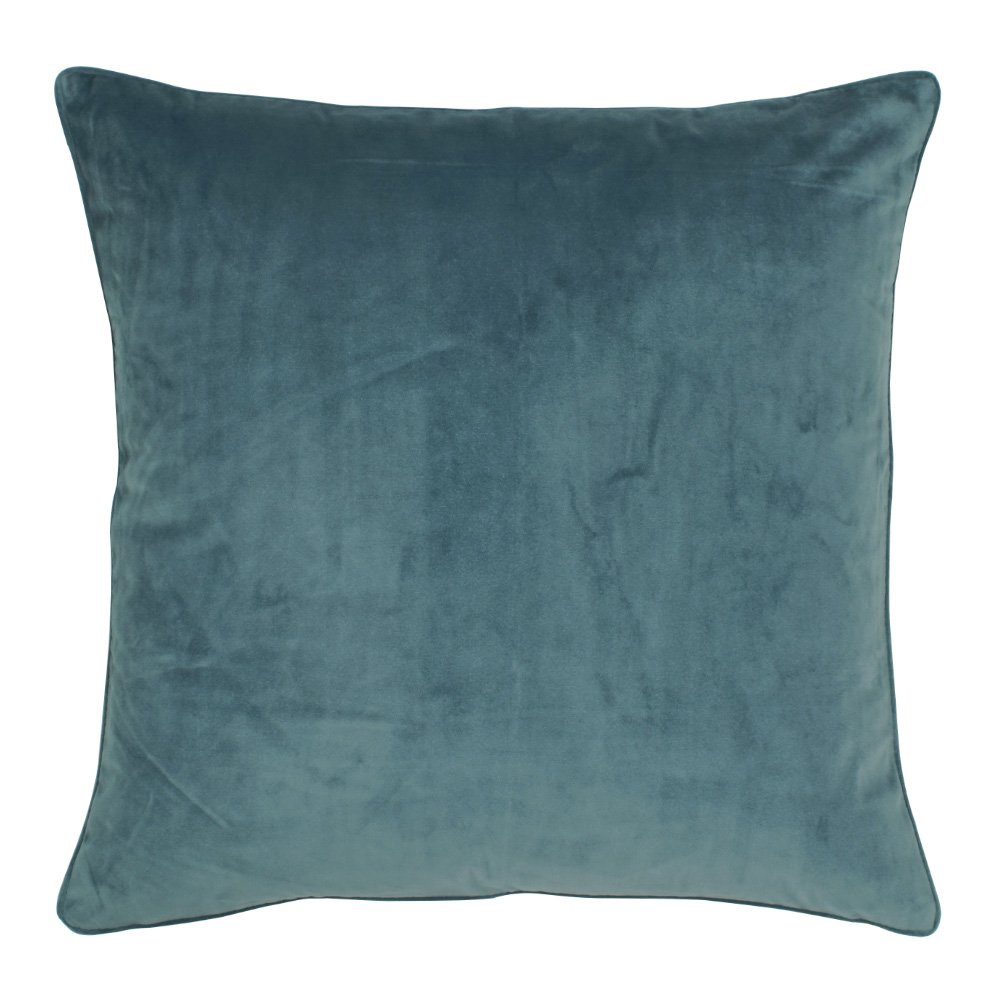 Buy Blue Grey Velvet Cushoin Cover 