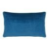 Blue Rectangular Velvet Cushion Cover 30cm x 50cm