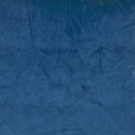 Close up of blue velvet cushion cover