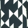 Close up black and white modern pattern velvet cushion