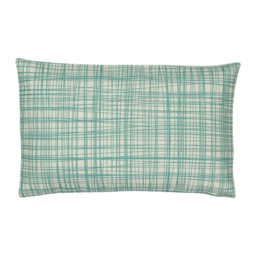 Rectangular Cushion Cover 30x50cm WIth Cross Pattern