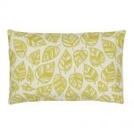 Rectangular Cushion Cover 30x50cm With Leaf Pattern