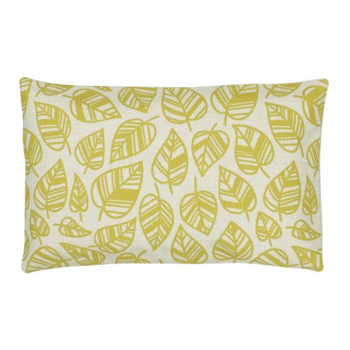 Rectangular Cushion Cover 30x50cm With Leaf Pattern