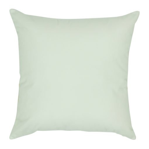 Back Image of A white Square Cushion Cover