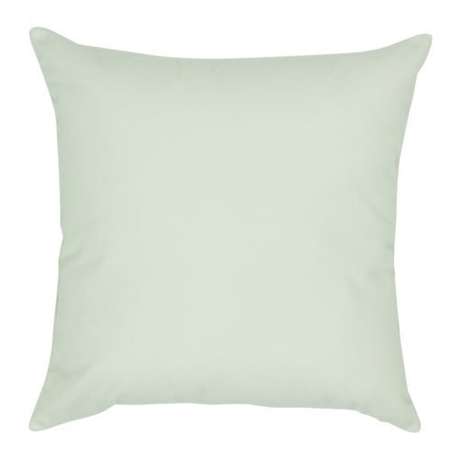 Back Image of A white Square Cushion Cover