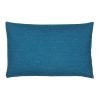 30x50cm blue rectangular linen cushion cover