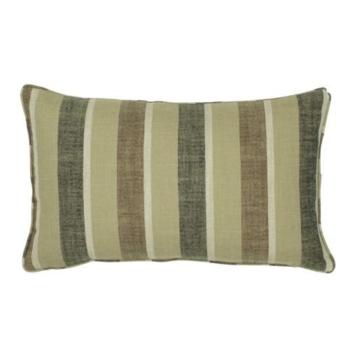 30x50cm chestnut stripe cotton linen cushion cover