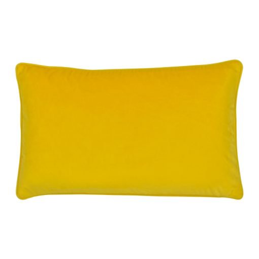 Mustard Yellow Rectangular Velvet Cushion Cover 30cm x 50cm