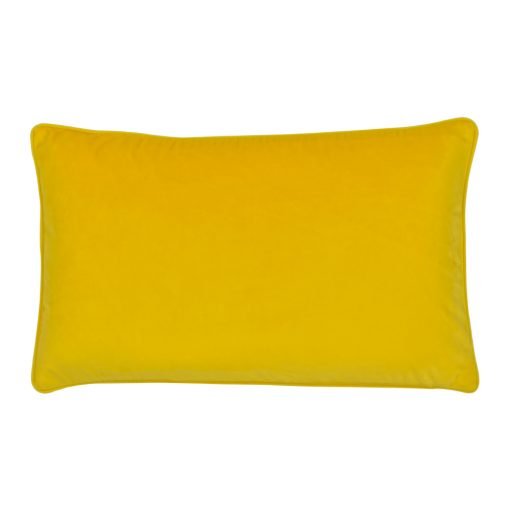 Mustard Yellow Rectangular Velvet Cushion Cover 30cm x 50cm