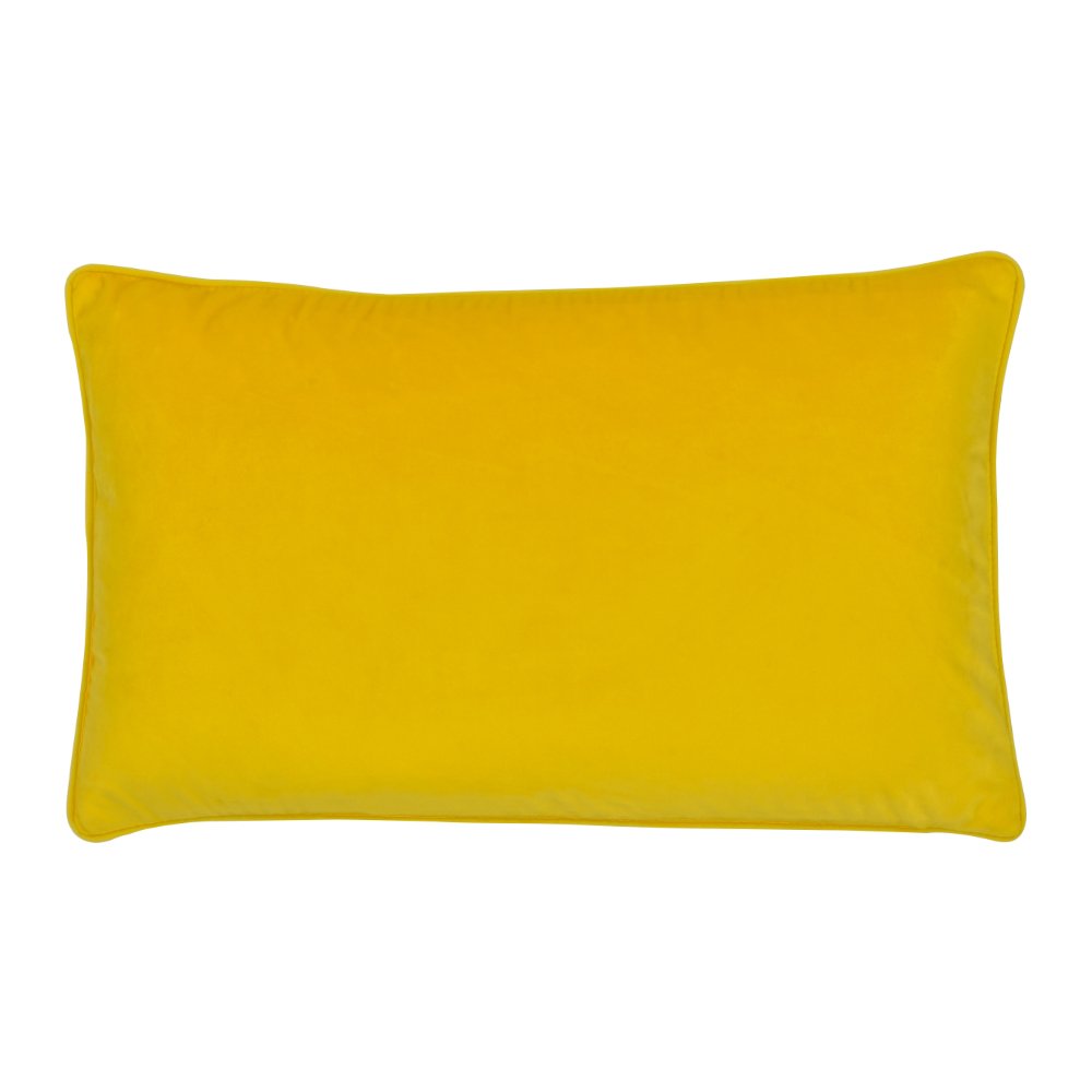 yellow rectangular cushion