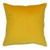 Large 55x55cm monotone mustard yellow outdoor cushion
