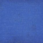 Close up of blue monotone rectangular cotton linen cushion cover