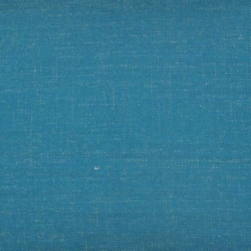 Close up of rectangular cushion cotton linen cover in Egyptian blue