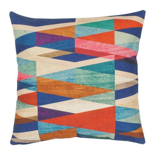 Square Multi Colour Vivid Cushion Cover 45x45cm