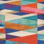 Closeup Image of Square Multi Colour Vivid Cushion Cover 45x45cm