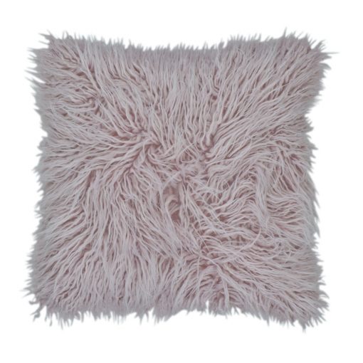 45cm x 45cm Square Fur Purple Cushion cover