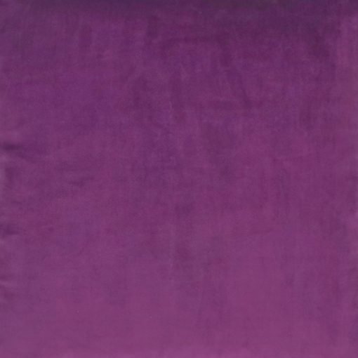 Close up of purple velvet cushion cover