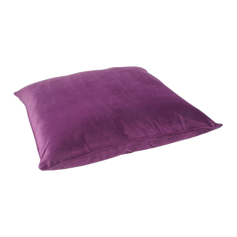 Buy Regal Purple Velvet Floor Cushion Cover Online Simply Cushions