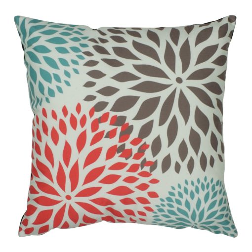 45x45cm simple floral velvet cushion cover