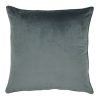 Large 55x55cm monotone grey velvet outdoor cushion