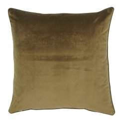 Large 55x55cm monotone brown velvet outdoor cushion