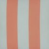 Close up of peach and white stripes cushion