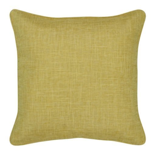 Square 45x45cm yellow cushion cover