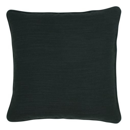 Image of polyester dark grey cushion cover