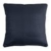 Photo of 45x45cm dark grey cushion cover made of velvet fabric