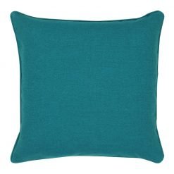 Cushion cover in ocean blue colour and 45x45cm size