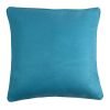 Cushion cover in ocean blue colour and 45x45cm size