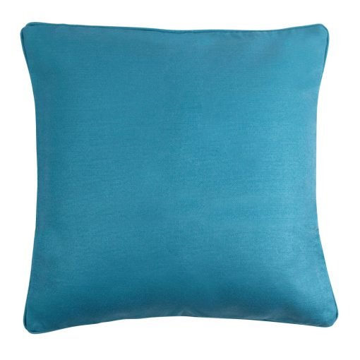 Cushion cover in ocean blue colour and 45x45cm size