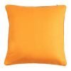 Orange cushion cover in 45x45cm size
