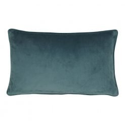 Photo of rectangular blue-grey cushion cover